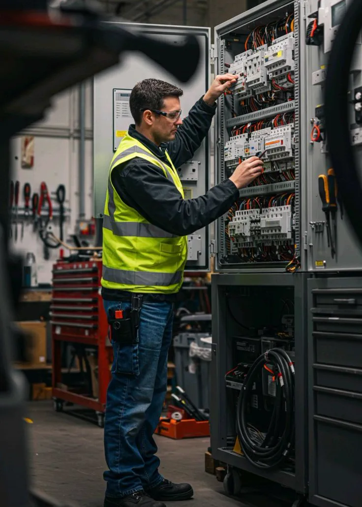 Commercial electrical panel work